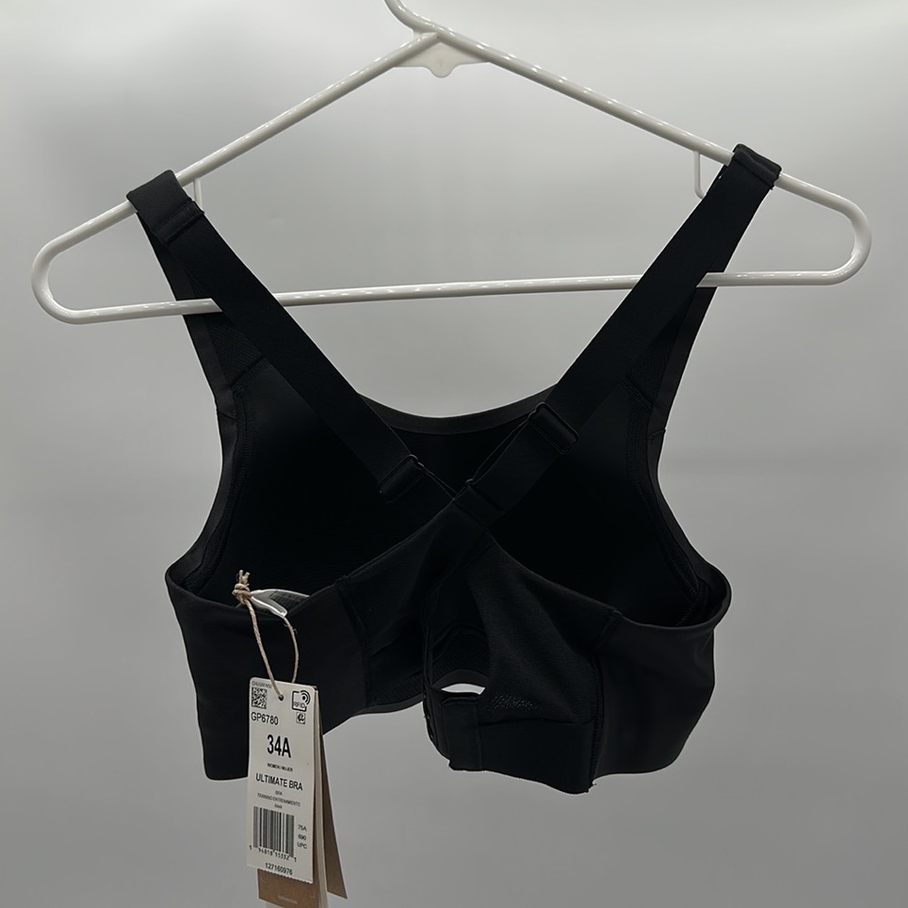 Women's Size 34A adidas Training high-support Ultimate sports bra NEW WITH TAGS - Picture 2 of 4